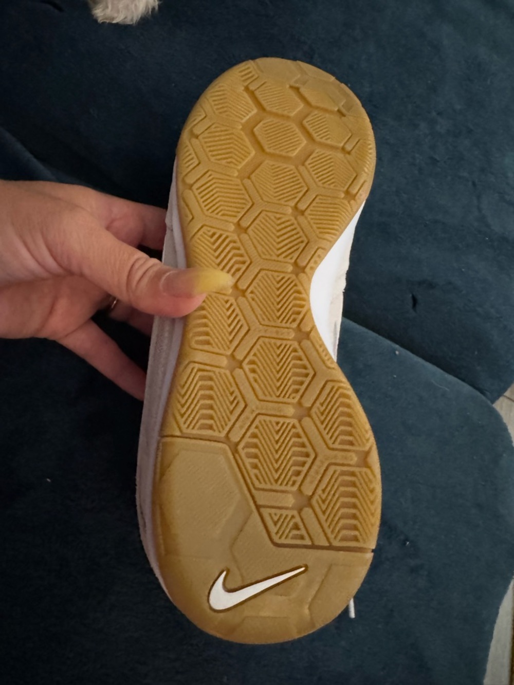 Nike Gato- Men’s Size 9.5  New in Box Light Gray / White/ Black with Gum Sole - Picture 6 of 7